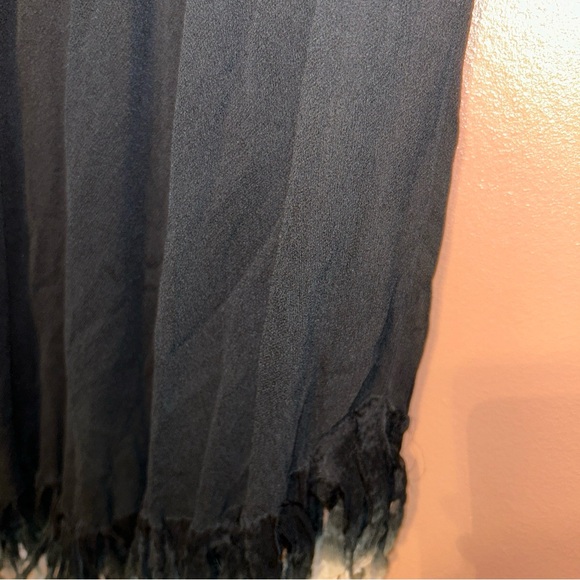 NWT Viviana Uchitel Fringe Hem Dress in Black Size XS (1) $564 - Picture 5 of 7